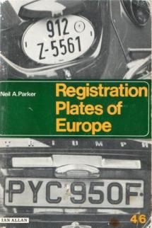 Parker, Neil: Registration plates of Europe