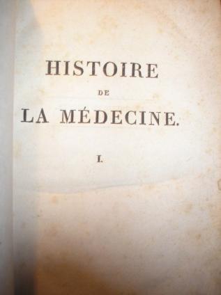 Sprengel, K.: Histoire de la medicine. 2
