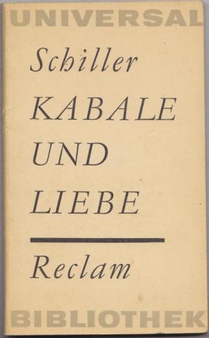 Schiller, Friedrich: Kabale und Liebe