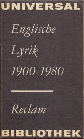 [ ]: Englische lyrik 1900-1980