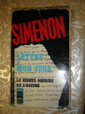 Simenon, Georges: Lettre a Mon Juge