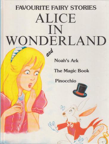 [ ]: Alice in Wonderland, and Noah's Ark, The Magic Book, Pinocchio