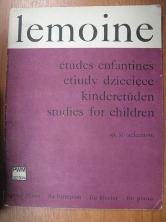 Lemoine, Henri: Stadies for children