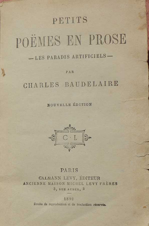 Baudelaire, Charles: Petits Poemes En Prose