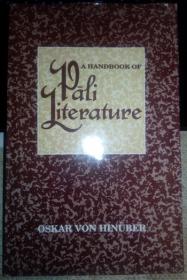 Hinuber, Oskar: A Handbook of Pali Literature