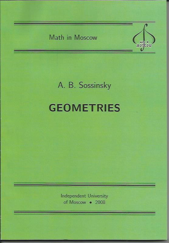Sossinsky, A.B.: Geometries
