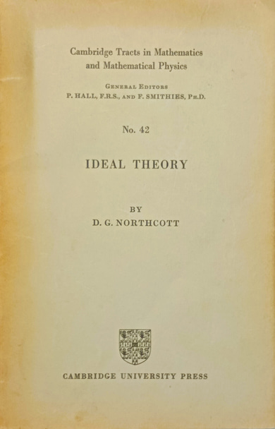 Northcott, D.G.: Ideal Theory