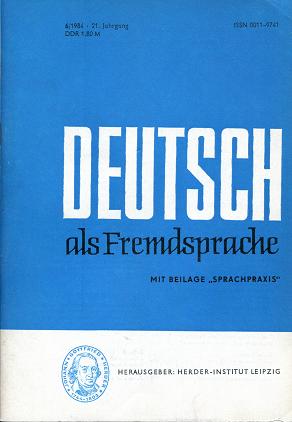  "Deutsch als Fremdsprache"