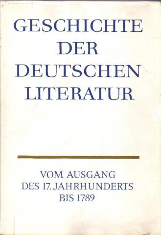 [ ]: Geschichte der deutschen Literatur von den Anfangen bis zur Gegenwart