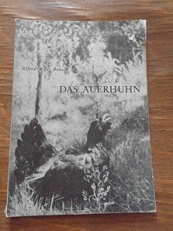 Boback, Alfred Willy: Das auerhuhn