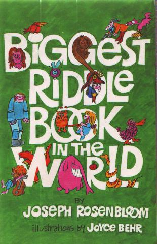 Rosenbloom, Joseph: Biggest riddle book in the world