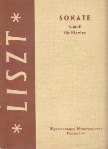 Liszt, Ferenc: Sonate h-moll fur Klavier