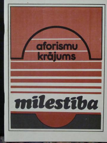 Jansons, J.: Milestiba: Aforismu krajums