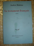 Makine, Andrei: Le testament francais