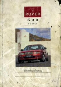 [ ]: Rover 600 Series Betriebsanleitung