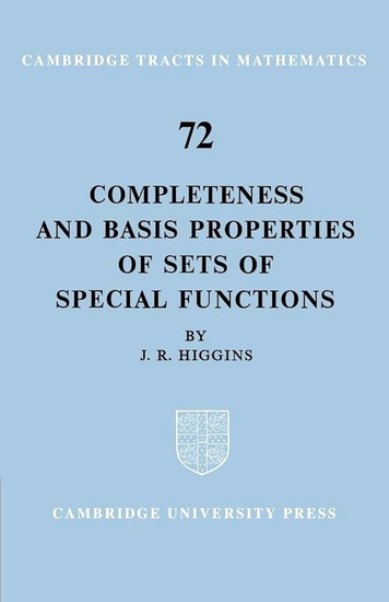 Higgins, J.R.: Completeness and Basis Properties of Sets of Special Functions