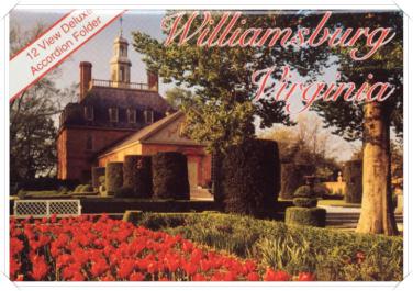 [ ]: Williamsburg Virginia: 12 View Deluxe Accordion Folder