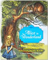 , :    . Alice in Wonderland Giant Poster and Coloring Book