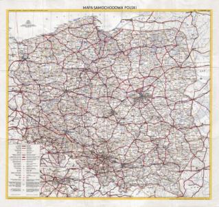 . Zalewska, K.: Mapa samochodowa Polski.    