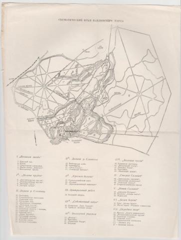 Карта павловского парка спб