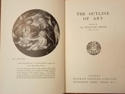 . Orpen, William: The Outline of Art