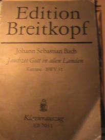 Bach, Johann Sebastian: Jauchzet Gott in allen Landen. Kantate BWV 51