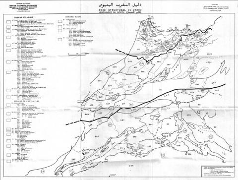 [ ]: Code structural du Maroc (Provinces du Nord).    ( )