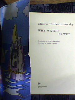 Почему вода мокрая?. Майлен Константиновский