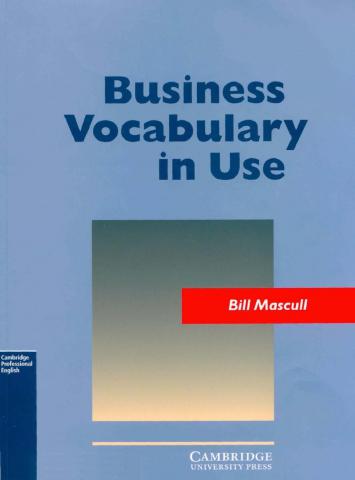 Mascull, Bill: Business Vocabulary in Use