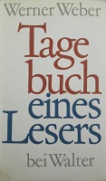 Weber, Werner: Tagebuch eines Lesers