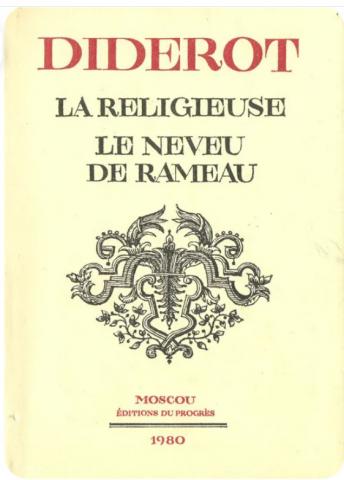 , : .  . - La religieuse. Le neveu de Rameau