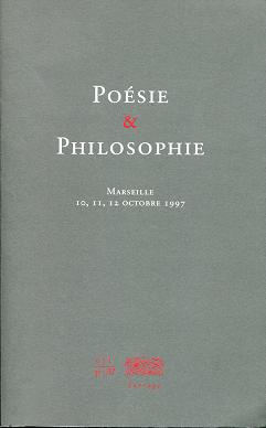 Pinson, Jean-Claude; Thibaud, Pierre: Poesie & Philosophie