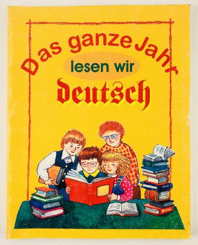 [ ]:    - (Das ganze Jahr lesen wir deutsch).         