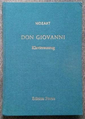 Mozart, Wolfgang Amadeus: Don Giovanni. Klavierauszug